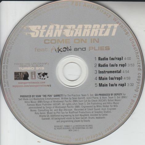 Sean Garrett: Come On In Promo