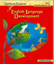 California Treasures: TeacherWorks Plus: English Language Development Grade 1