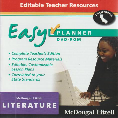 McDougal Littell Literature: British Literature 6.0 EasyPlanner