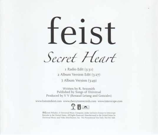 Feist: Secret Heart Promo