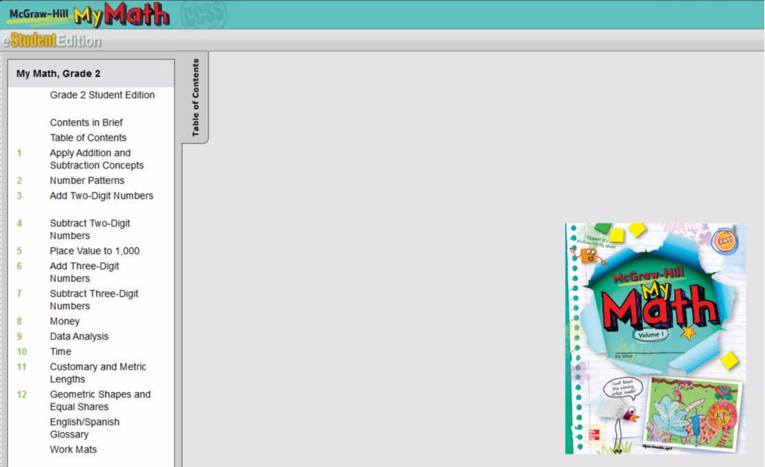 McGraw-Hill My Math: eStudent Edition Grade 2