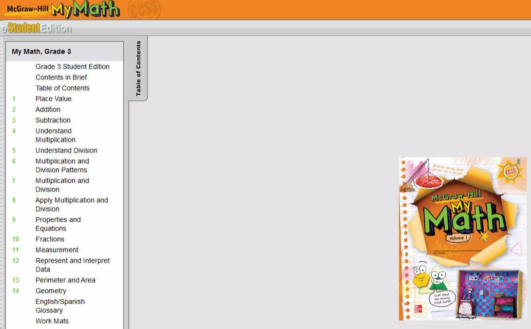 McGraw-Hill My Math: eStudent Edition Grade 3