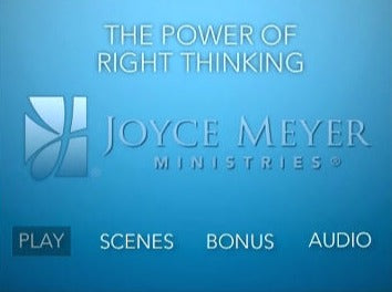 The Power Of Right Thinking By Joyce Meyer