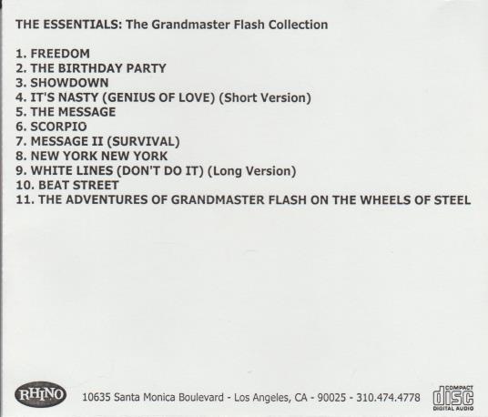 The Essentials: The Grandmaster Flash Collection Promo