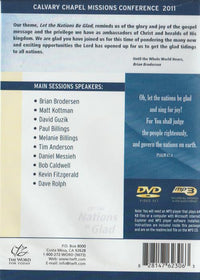 Let The Nations Be Glad: Calvary Chapel Missions Conference 2011 4-Disc Set