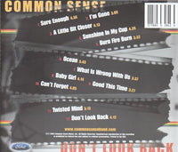 Common Sense: Don't Look Back Autographed w/ Artwork