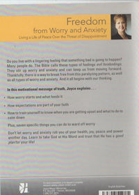 Freedom From Worry & Anxiety: Living A Life Peace Over The Threat Of Disappointment)