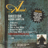 Avant: Director Album Sampler Promo w/ Artwork