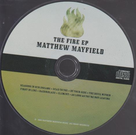 Matthew Mayfield: The Fire EP w/ No Artwork