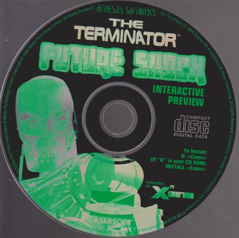 The Terminator: Future Shock Interactive Preview Demo w/ No Artwork