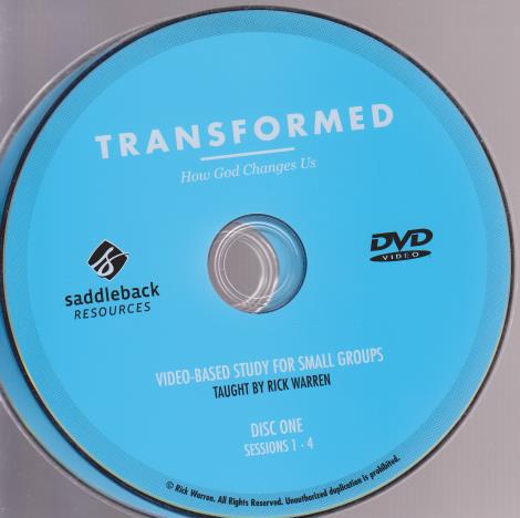 Transformed: How God Changes Us 2-Disc Set w/ No Artwork