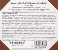 Family Tree Maker: Family Archives Index To Griffith's Valuation Of Ireland, 1848-1864 #188