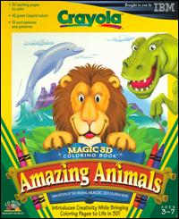 Crayola: Magic 3D Coloring Book: Amazing Animals