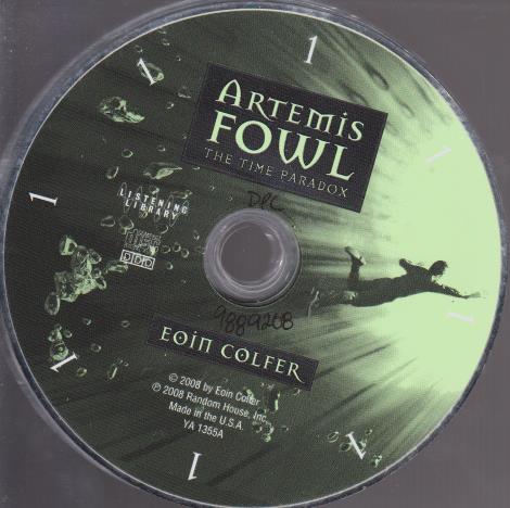 Artemis Fowl and the Time Paradox 