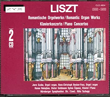 Franz Liszt: Romantic Organ Works / Piano Concertos 2-Disc Set w/ Artwork