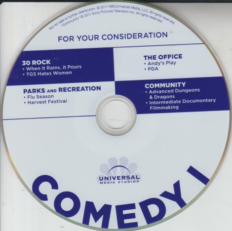 Universal Comedy I: For Your Consideration