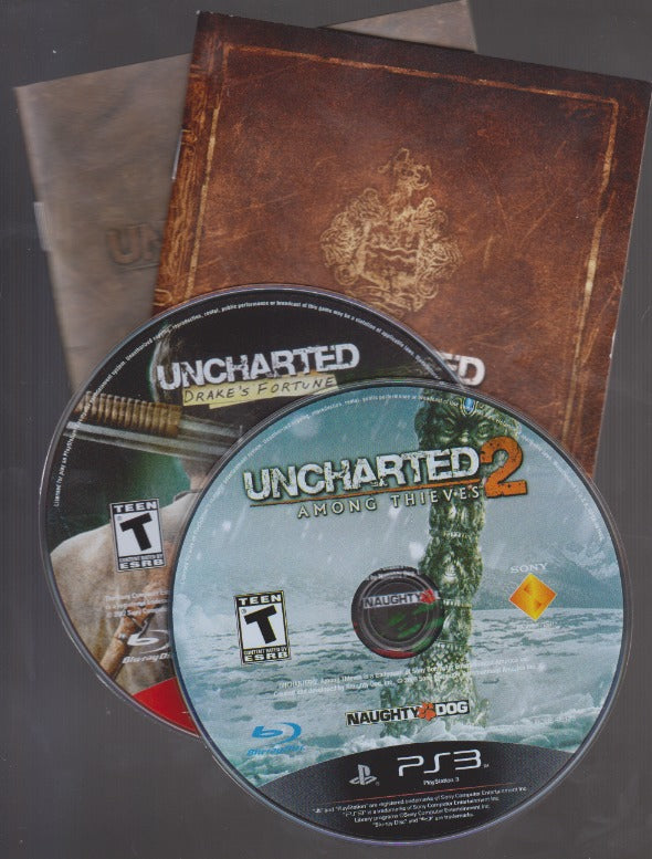 Uncharted 1 & 2 w/ Manual