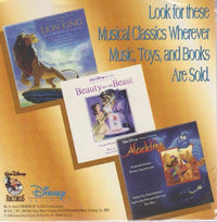 Walt Disney Records: Musical Classics Sampler Promo w/ Artwork