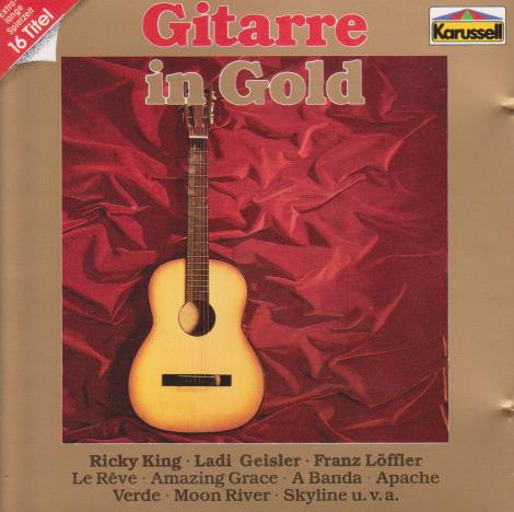 Gitarre In Gold