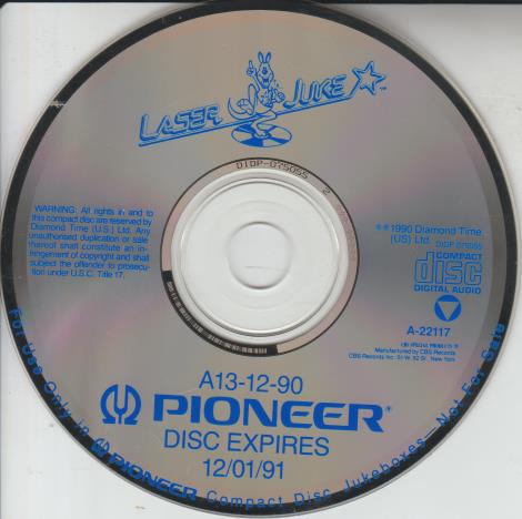 Laser Juke Pioneer A13-12-90 A-22117 Promo