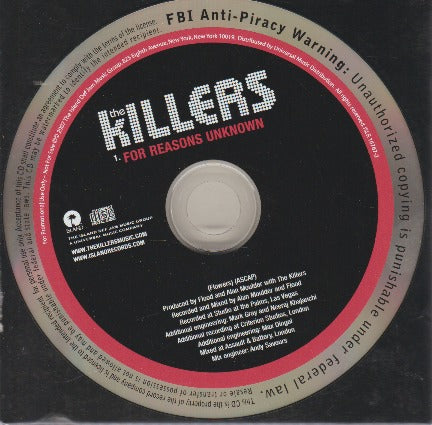 The Killers: For Reasons Unknown Promo