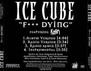 Ice Cube: F*** Dying Promo