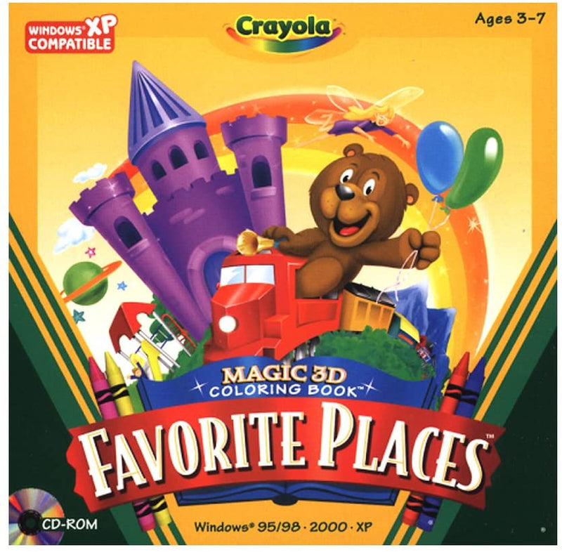 Crayola: Magic 3D Coloring Book: Favorite Places