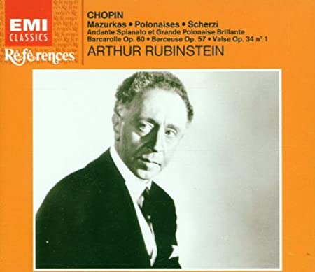 Arthur Rubinstein: Chopin: Mazurkas, Polonaises, Scherzi 3-Disc Set w/ Artwork