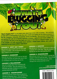 What's Bugging You? A Six Week Curriculum Series For Elementary Children 2-Disc Set