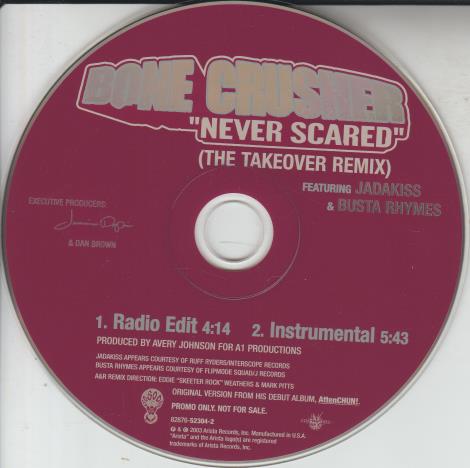 Bone Crusher: Never Scared (The Takeover Remix) Promo