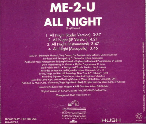 Me-2-U: All Night Promo