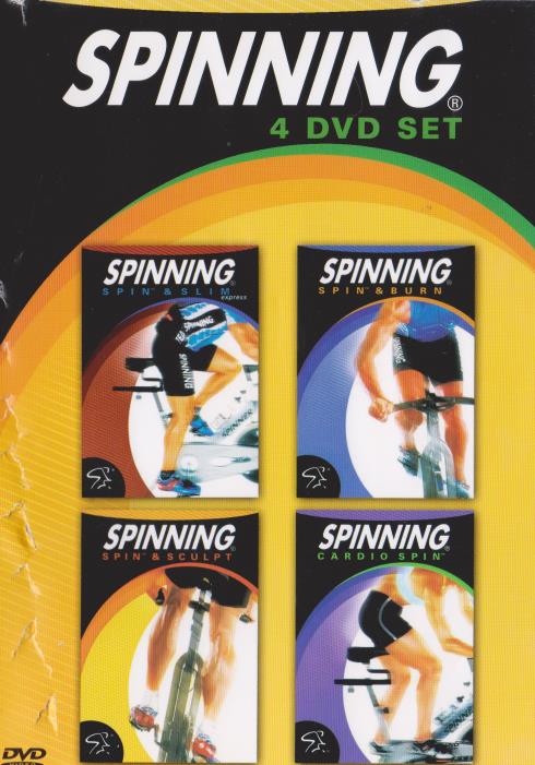 Spinning 4 DVD Set: Spin & Slim, Spin & Burn, Spin & Sculpt, Cardio Spin