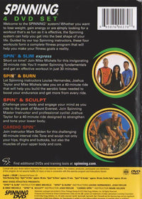 Spinning 4 DVD Set: Spin & Slim, Spin & Burn, Spin & Sculpt, Cardio Spin