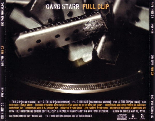 Gang Starr: Full Clip Promo