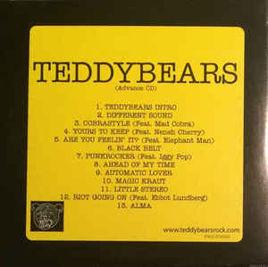 Teddybears Advance Promo w/ Artwork