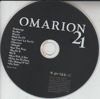 Omarion: 21 Promo w/ Obi Strip, Lyrics, & Artwork