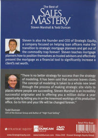 The Best Of Sales Mastery By Steven Marshall & Todd Duncan