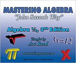 Mastering Algebra John Saxon's Way: Algebra 1/2 11-Disc Set