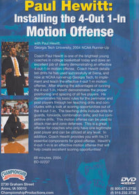 Paul Hewitt: Installing The 4-Out 1-In Motion Offense