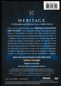 Heritage: Civilization & The Jews With Abba Eban: A Nine-Part Series 3-Disc Set