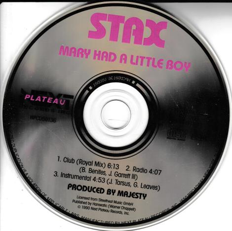 Stax: Mary Had A Little Boy Promo