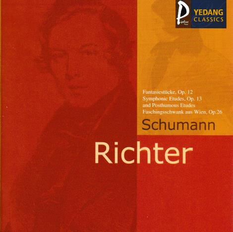 Schumann / Richter: Fantasiestucke, Op.12 / Symphonic Etudes, Op.13 & Posthumous Etudes... w/ Artwork