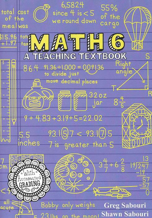 Teaching Textbook: Math 6 4-Disc Set