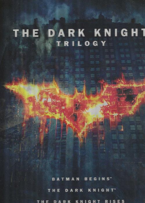 The Dark Knight Trilogy w/ Art of Booklet & Hologram Box 3-Disc Set