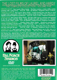 The Lost Films Of Laurel & Hardy: The Complete Collection  Volume 5