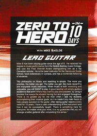 Zero To Hero In 10 Days: Lead Guitar With Mike Baelde 3-Disc Set