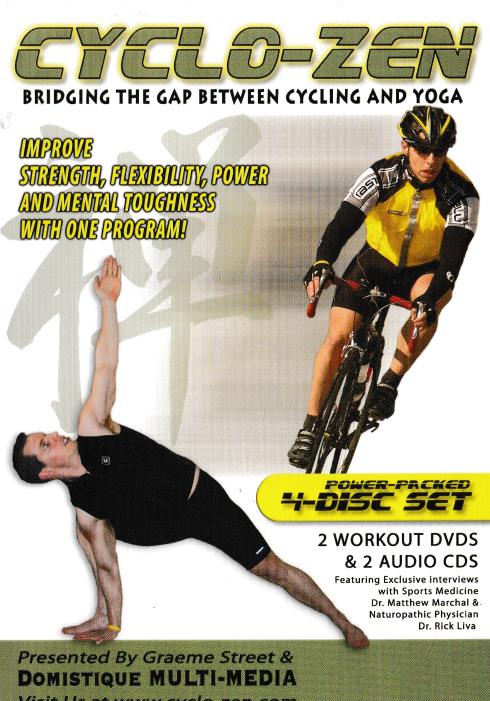 Cyclo-Zen: Bridging The Gap Between Cycling & Yoga 4-Disc Set