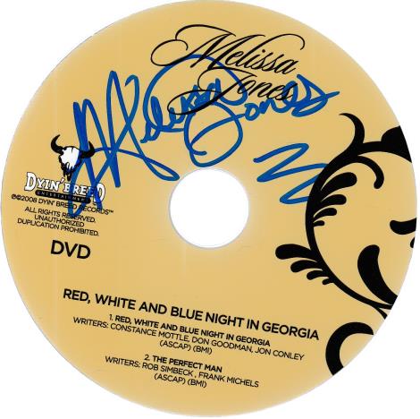 Melissa Jones: Red White & Blue Night In Georgia Autographed