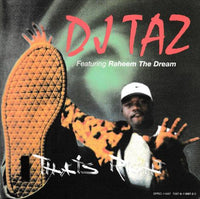 DJ Taz: That's Right Promo w/ Artwork