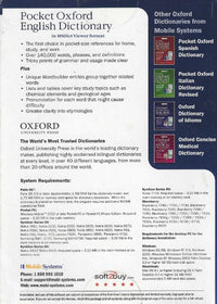 Pocket Oxford English Dictionary